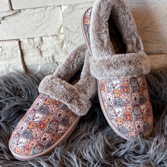 BOBS from Skechers Multicolor Dog Print Slippers - Picture 5 of 5